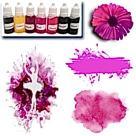 Resim Fuşya Sabun Boyası 10 ml