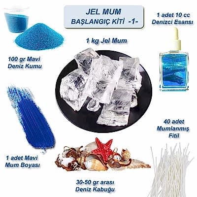 Resim Jel Mum Başlangıç Seti 1